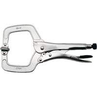 Super Heavy-Duty Locking C-Clamp with Swivel Pad, 11" (279 mm) Capacity Ontario Packaging