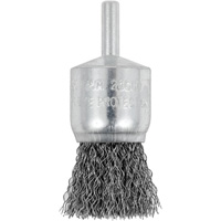 Shaft Mounted Crimped End Brush, 1", 0.012" Fill, 1/4" Shank Ontario Packaging