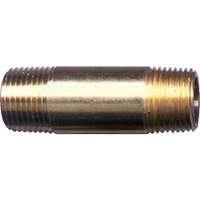 Long Nipple, Brass, 1/4", NPT Ontario Packaging