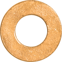 SAE Flat Washer, 3/8", Yellow Zinc MMC139 | Ontario Packaging
