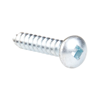 Tapping Screw Pan Head, #12 x 1-1/4" L, Zinc Plated Ontario Packaging