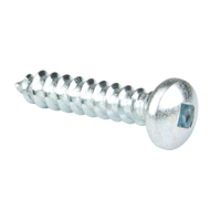 Tapping Screw Pan Head, #14 x 1-1/4" L, Zinc Plated Ontario Packaging