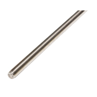 Threaded Rod, 1/4"-20, 36" L, Stainless Steel, Grade 18-8 Grade Ontario Packaging