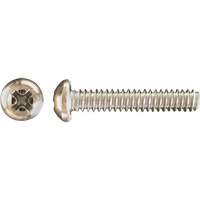 Pan Phillips HD Machine Screws, #8 x 3" L, Zinc Plated Ontario Packaging