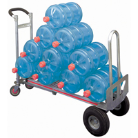 Diables &agrave; trois positions, Aluminium, Capacit&eacute; 750 lb Ontario Packaging