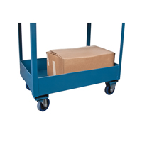 Chariots de service &agrave; bordure profonde, 2 Tiers, 24" la x 47" h x 36" p, Capacit&eacute; 1200 lb Ontario Packaging