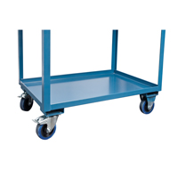 Chariots de service mobiles, 2 Tiers, 24" la x 57" h x 40" p, Capacit&eacute; 1200 lb Ontario Packaging