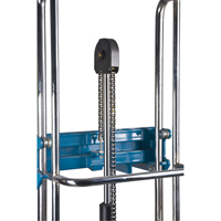 Hydraulic Platform Lift Stacker, Foot Pump Operated, 880 lbs. Capacity, 60" Max Lift MN397 | Ontario Packaging