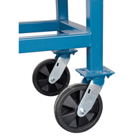 Elevated Platform Trucks, 48" L x 24" W, 2000 lbs. Capacity, Nylon Casters Ontario Packaging