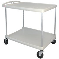 myCart Utility Cart, 2 Tiers, 26" x 36-7/8" x 36", 400 lbs. Capacity Ontario Packaging