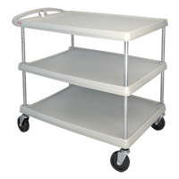 myCart Utility Cart, 3 Tiers, 26" x 36-7/8" x 36", 500 lbs. Capacity Ontario Packaging