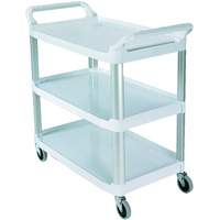 Open-Sided Shelf Cart, 3 Tiers, 40" x 37" x 20", 300 lbs. Capacity Ontario Packaging