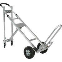 Three-Position Spartan III Convertible Hand Truck, Aluminum, 750 lbs. Capacity Ontario Packaging