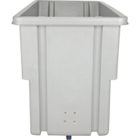 Chariot basculeur en acier, Poly&eacute;thyl&egrave;ne, 0,625 vg³, Capacit&eacute; de charge de 500 lb Ontario Packaging