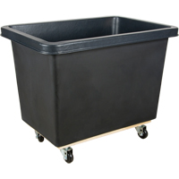 Tapered Wall Box Truck, Polyethylene, 37" L x 26" W x 30" H, 9 cu. ft. Volume, 500 lbs. Capacity Ontario Packaging