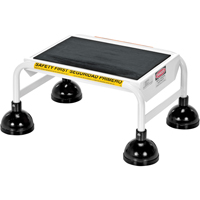Stop-Step Ladders, 1 Steps, 16" Step Width, 9-9/16" Platform Height, Steel Ontario Packaging