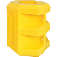 Short Column Protector, 6" x 6" Inside Opening, 24" L x 24" W x 24" H, Yellow MO040 | Ontario Packaging