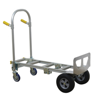 SPTN-JR-T18-SR Spartan Jr. Convertible Hand Truck, Aluminum, 1000 lbs. Capacity Ontario Packaging