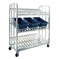 Chariot de pr&eacute;paration, 3 Tiers, 59" la x 67-1/2" h x 26" p, Capacit&eacute; 1000 lb Ontario Packaging