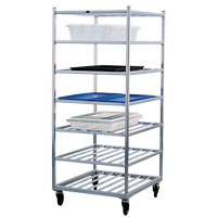 Chariot &agrave; tablettes, 7 Tiers, 28-1/2" la x 69" h x 32" p, Capacit&eacute; 525 lb Ontario Packaging