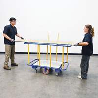 Horizontal Panel Cart, 63-7/16" x 28-1/2" x 40-15/16", 2000 lbs. Capacity Ontario Packaging