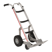Self-Stabilizing Hand Truck, Dual Handle, Aluminum, 55'' Height, 500 lbs. Capacity Ontario Packaging