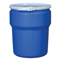 Nestable Polyethylene Drum, 10 US gal (8.33 imp. gal.), Open Top, Yellow Ontario Packaging