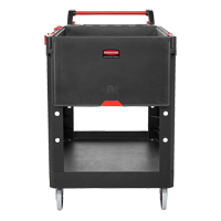 Heavy-Duty Adaptable Utility Cart, 2 Tiers, 25-1/5" x 36" x 51-1/2", 500 lbs. Capacity Ontario Packaging