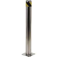 Butoir de s&eacute;curit&eacute;, Acier inoxydable, 42" h x 8" la, Argent Ontario Packaging