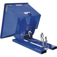 Conteneur autobasculeur, Acier, 1 vg³, Bleu Ontario Packaging