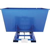 Conteneur autobasculeur, Acier, 2-1/2 vg³, Bleu Ontario Packaging