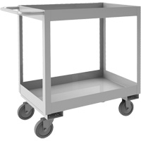 Chariot avec tablettes de calibre industriel, 2 Tiers, 16" la x 34" h x 36-7/16" p, Capacit&eacute; 600 lb Ontario Packaging