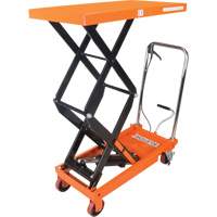 Hydraulic Scissor Lift Table, 35-3/4" L x 19-3/4" W, Steel, 770 lbs. Capacity MP007 | Ontario Packaging