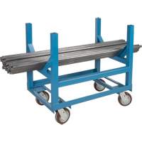 Pipe & Bar Cradle Truck, 24" L x 24" W x 34" H, 2500 lbs. Capacity, Polyurethane Wheels Ontario Packaging
