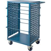 Mobile Wire Spool Cart, Steel, 6 Rod, 21" W x 48" H x 38" D, 1200 lbs. Capacity Ontario Packaging