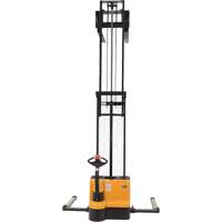 Double Mast Stacker, Electric Operated, 2200 lbs. Capacity, 150" Max Lift MP141 | Ontario Packaging