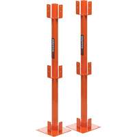 ProGuards Temporary Guard Rail Posts, 8" W x 39" H, Orange Ontario Packaging