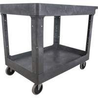 Chariot utilitaire pour l'entretien, 2 tiers, 24-5/8" x 32-1/2" x 40", Capacit&eacute; 550 lb Ontario Packaging