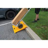 Portable Poly Hand Truck Curb Ramp, 1000 lbs. Capacity, 27" W x 27" L MP740 | Ontario Packaging