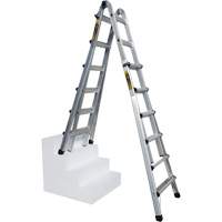 Telescoping Multi-Position Ladder, Aluminum, 300 lbs. Ontario Packaging