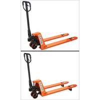 Low Profile Hydraulic Pallet Trucks, 48" L x 20.5" W, 3300 lbs. Cap. Ontario Packaging