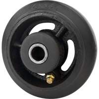 Mold-On Rubber Wheel, 4" (102 mm) Dia. x 1-1/2" (38 mm) W, 350 lbs. (158 kg.) Capacity Ontario Packaging