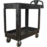 Chariot utilitaire, 2 tiers, 17-1/8" x 33-1/2" x 37-5/8", Capacit&eacute; 550 lb Ontario Packaging