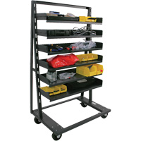 Single-Sided Heavy Duty A-Frame Cart with 6 Trays, 38" x 25" x 63", 2500 lbs. Capacity Ontario Packaging