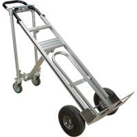 3-in-1 Convertible Hand Truck, Aluminum, 600 lbs. Capacity Ontario Packaging
