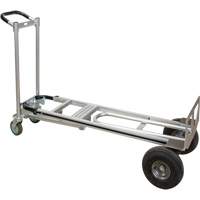 3-in-1 Convertible Hand Truck, Aluminum, 600 lbs. Capacity Ontario Packaging