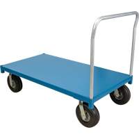 Heavy-Duty Platform Truck, 48" L x 24" W, 1200 lbs. Capacity, Flat Free Casters Ontario Packaging