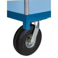 Heavy-Duty Platform Truck, 48" L x 24" W, 1200 lbs. Capacity, Flat Free Casters Ontario Packaging