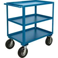 Outdoor Shelf Cart, 3 Tiers, 18" W x 39" H x 33" D, 1200 lbs. Capacity Ontario Packaging