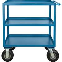 Outdoor Shelf Cart, 3 Tiers, 18" W x 39" H x 33" D, 1200 lbs. Capacity Ontario Packaging